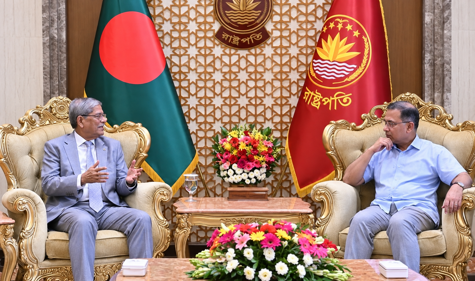 বঙ্গভবনে রাষ্ট্রপতির সঙ্গে প্রধানমন্ত্রীর প্রথম সাক্ষাৎ